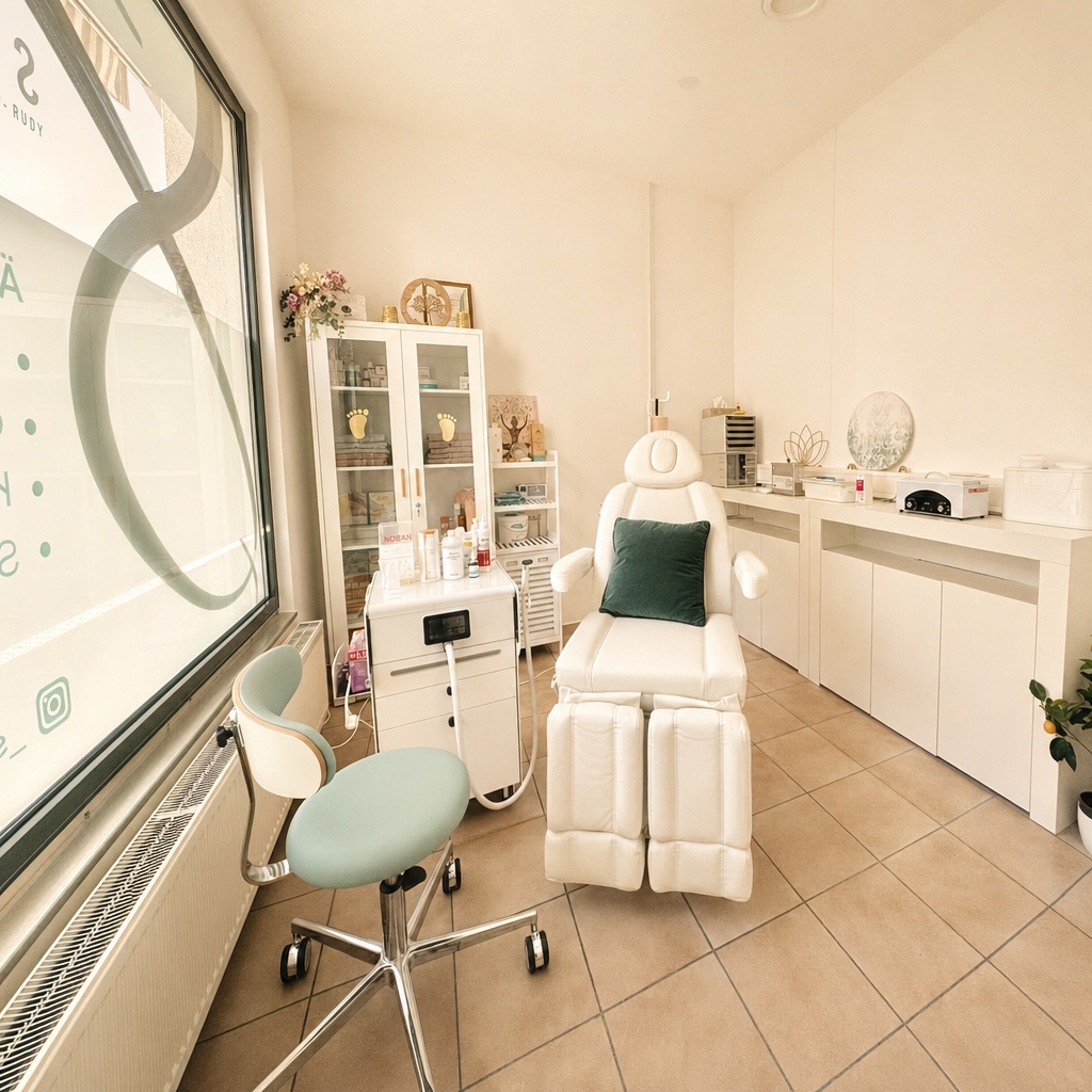 Behandlungsraum für ästhetische Zahnaufhellung in der Smileliz-Praxis — ruhig, hell, mit warmen Akzenten